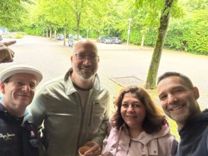 Das Orga-Team während der Planbesprechung